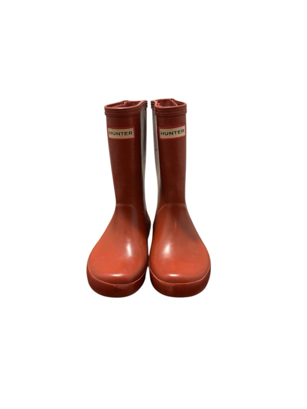 Hunter Kids Rain Boots in Red UK Size 10 US 11B/12G